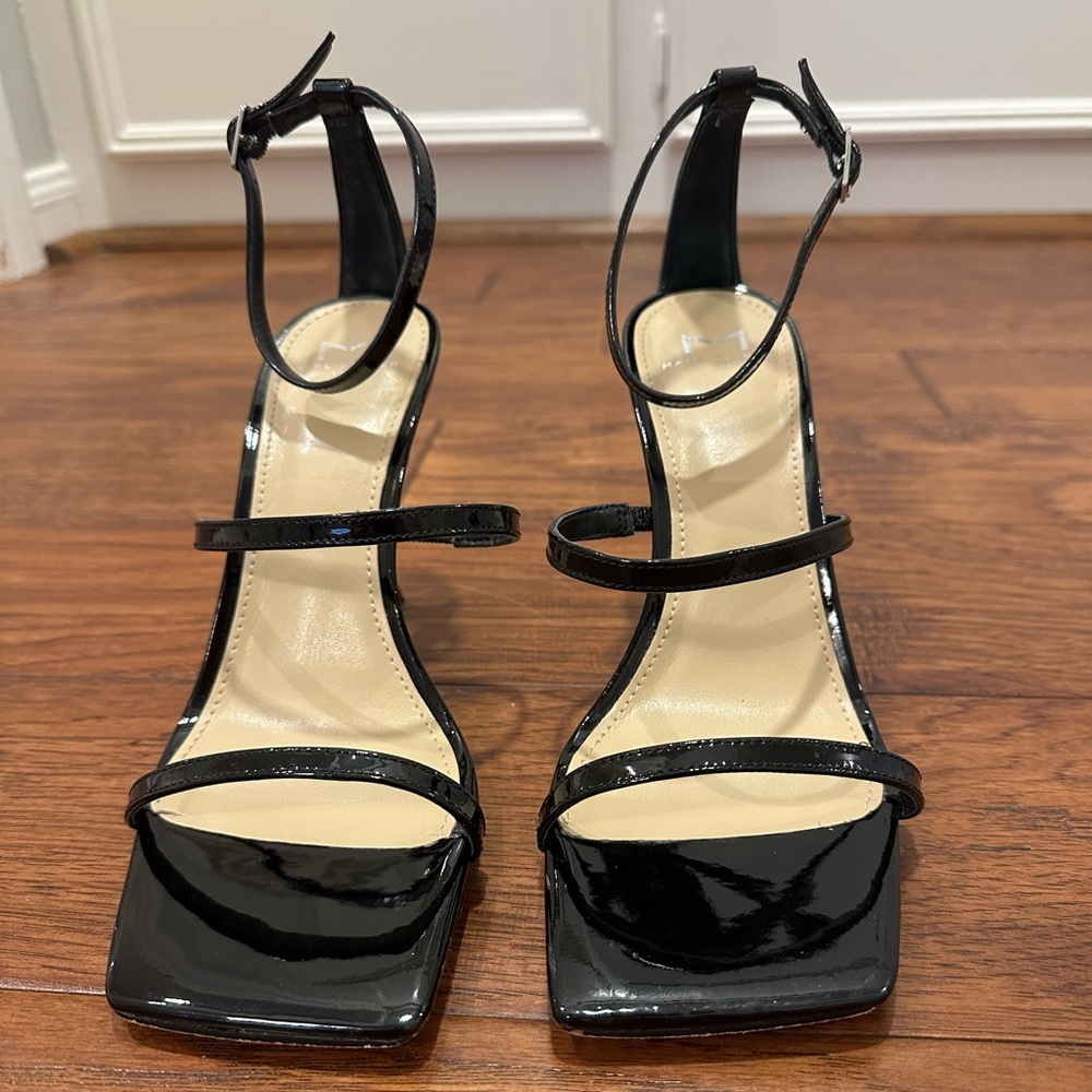 Marc Fisher black strappy heels - size 8.5